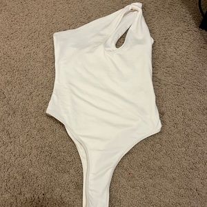 White SHEIN bodysuit